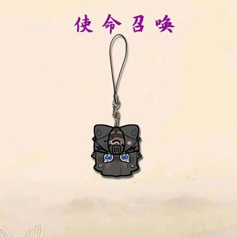 Call of Duty Anime Phone Keychain Charms Double Sided Acrylic Pendant Bag Decor Jewelry Accessories Fans Collect