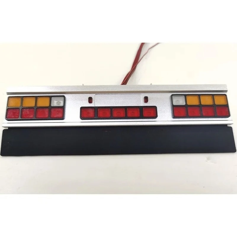 LED Simulatie Metalen Achterlicht Container Lamp voor 1/14 Tamiya RC Truck Auto Voor scania 770S Voor volvo FH16 Voor man