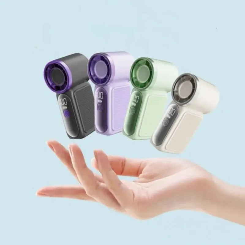 

Portable Mini Handheld Fan USB Rechargeable Personal Cooling Fan with Adjustable Strong Wind for Outdoor Travel Office Home Use