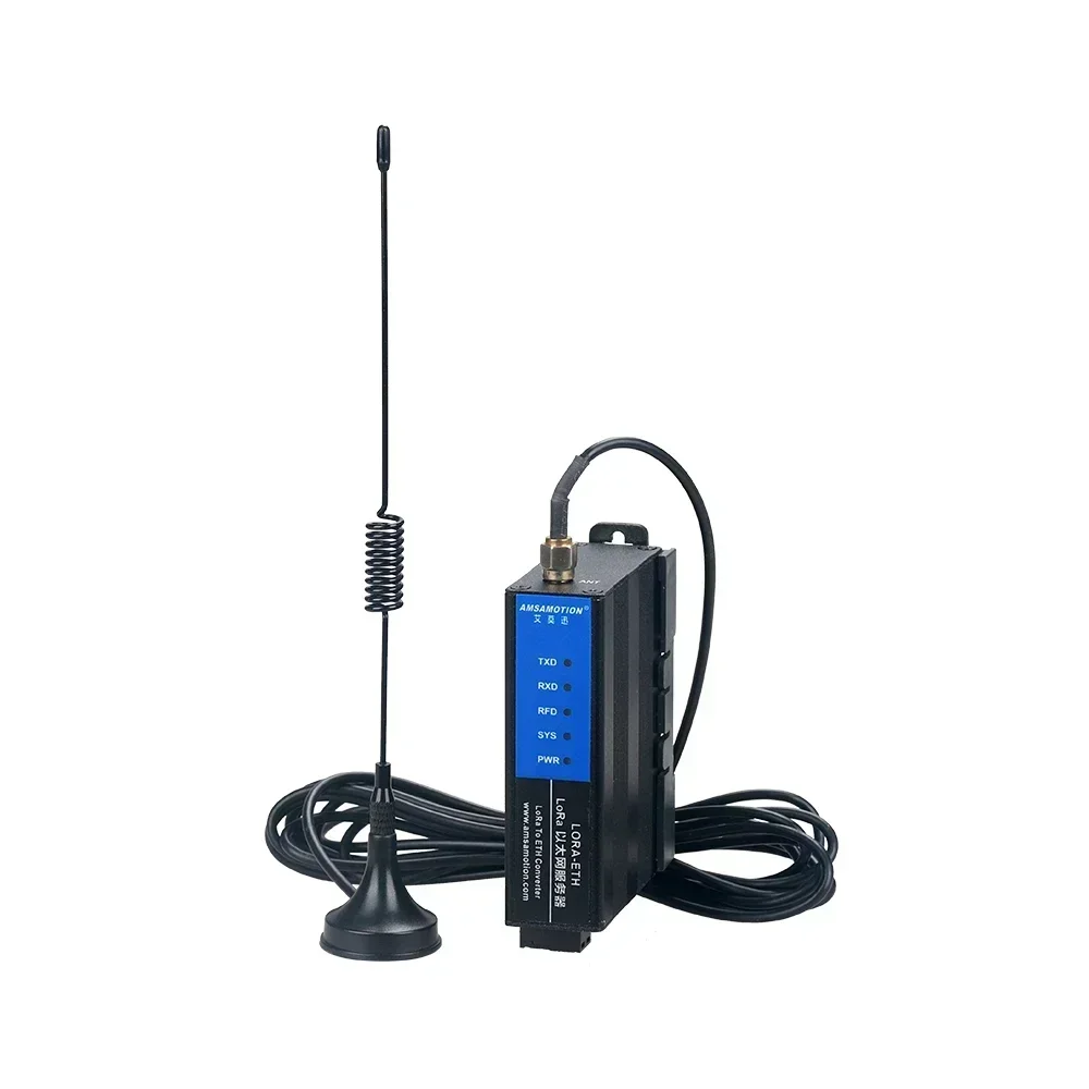 LORA-ETH Port Ethernet Modbus TCP UDP Klien Modul Server Transmisi Transparan 433M RF Transceiver Jarak Jauh IOT