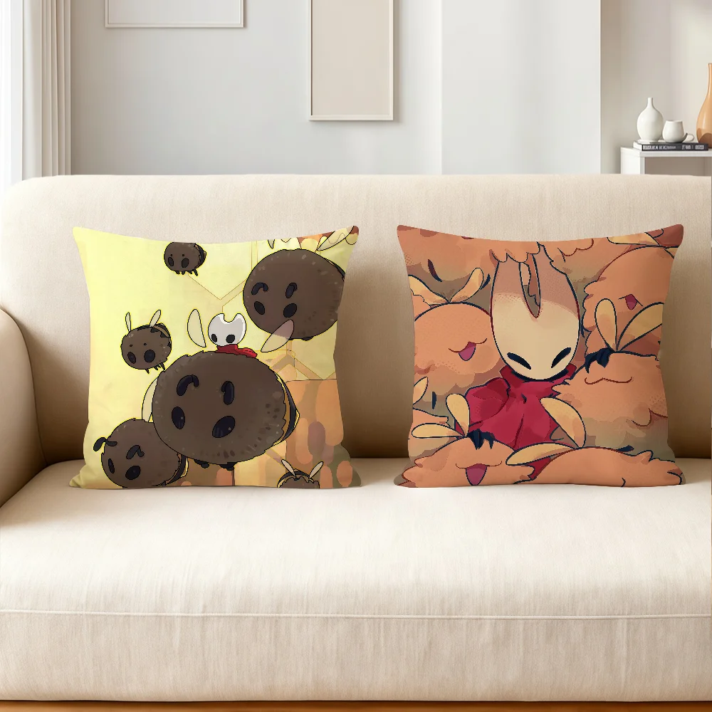 Game H-Hollow K-knight Silksong Pillow Case Suitable For Bedrooms Living Rooms Cars Home Decoration