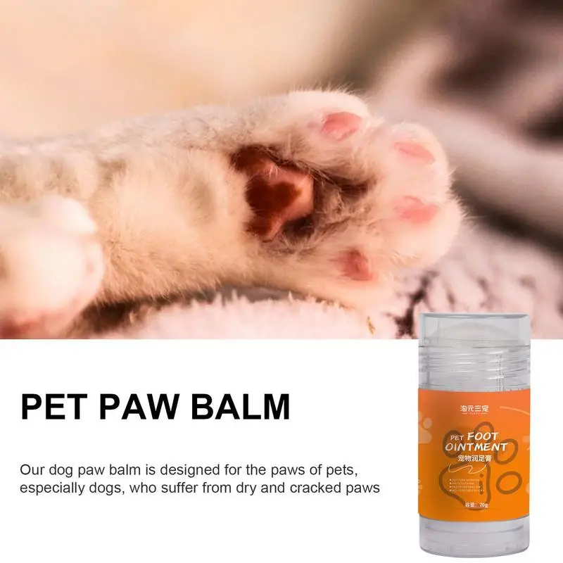 Cracked Paw Repair Cream Cream Butter For Cat 70g Organic & Natural Pet Crack Feet Repair For Dog Feet & Foot Pads Creates An