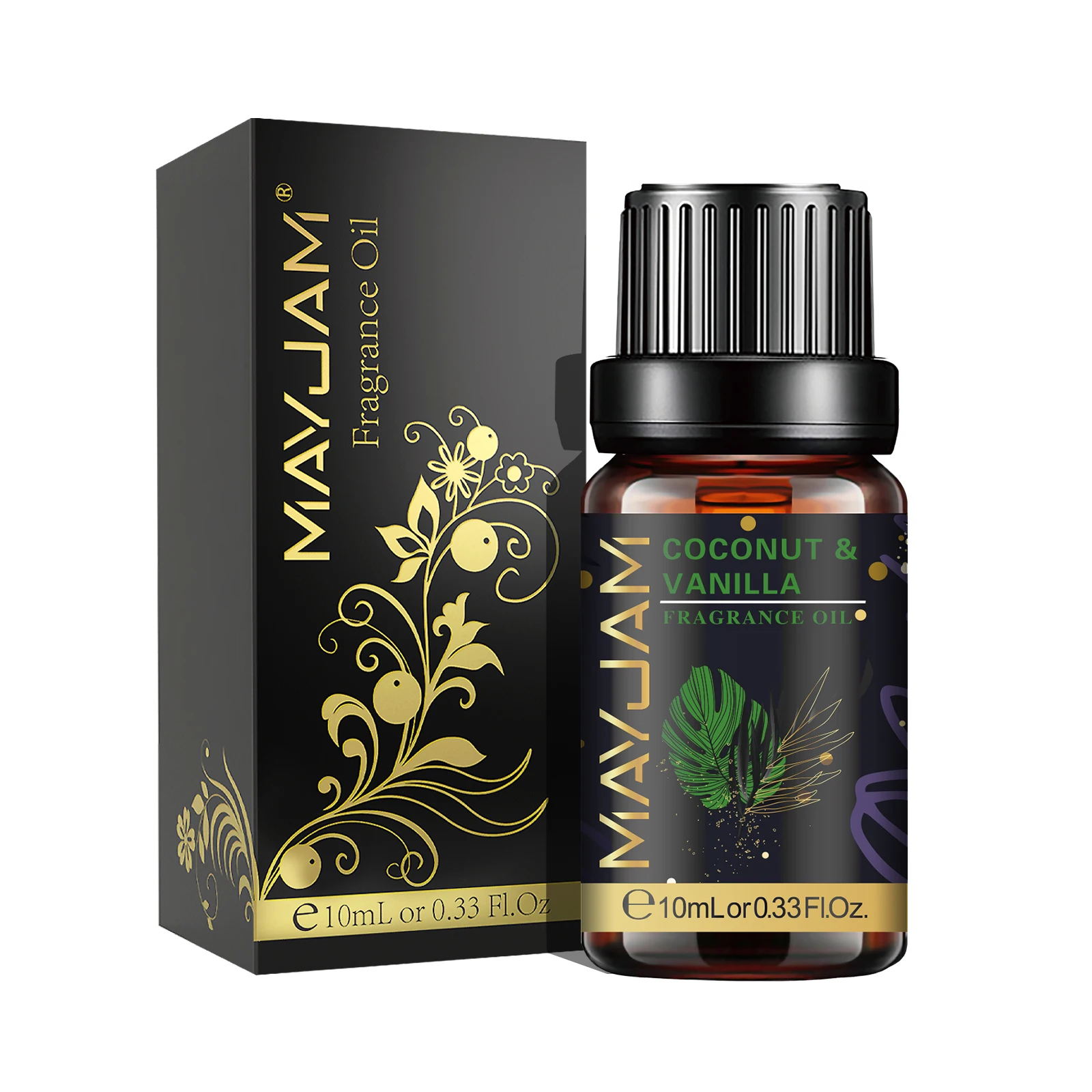 MAYJAM 10ml Fragrance Oil for Home Car Diffuser Coconut Vanilla La Vie Est Belle Angel Black Orchid CHANCE Freesia Essence Oil