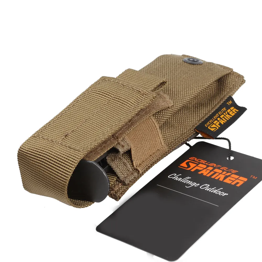 EXCELLENT ELITE SPANKER Tactical Pistol Molle Magazine Bag Single Magazine Holster Hunting Gun Clip Combat Equipment