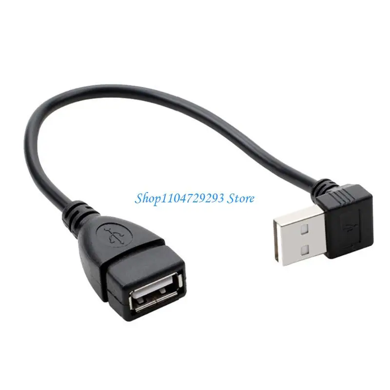 Y2GD Usb2.0 Male To Female Extension Cable For Mouse Keyboard Usb Data Charging Elbow