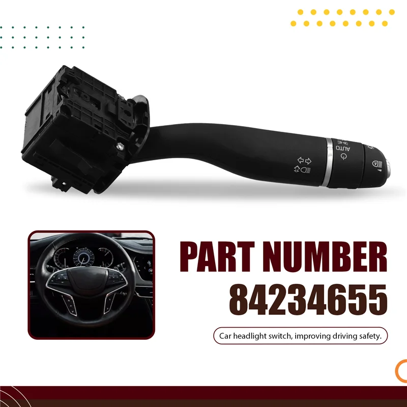 

Для Cadillac CT6 2017-2020 84234655 переключатель указателя поворота фар автомобиля 84614545 84486485