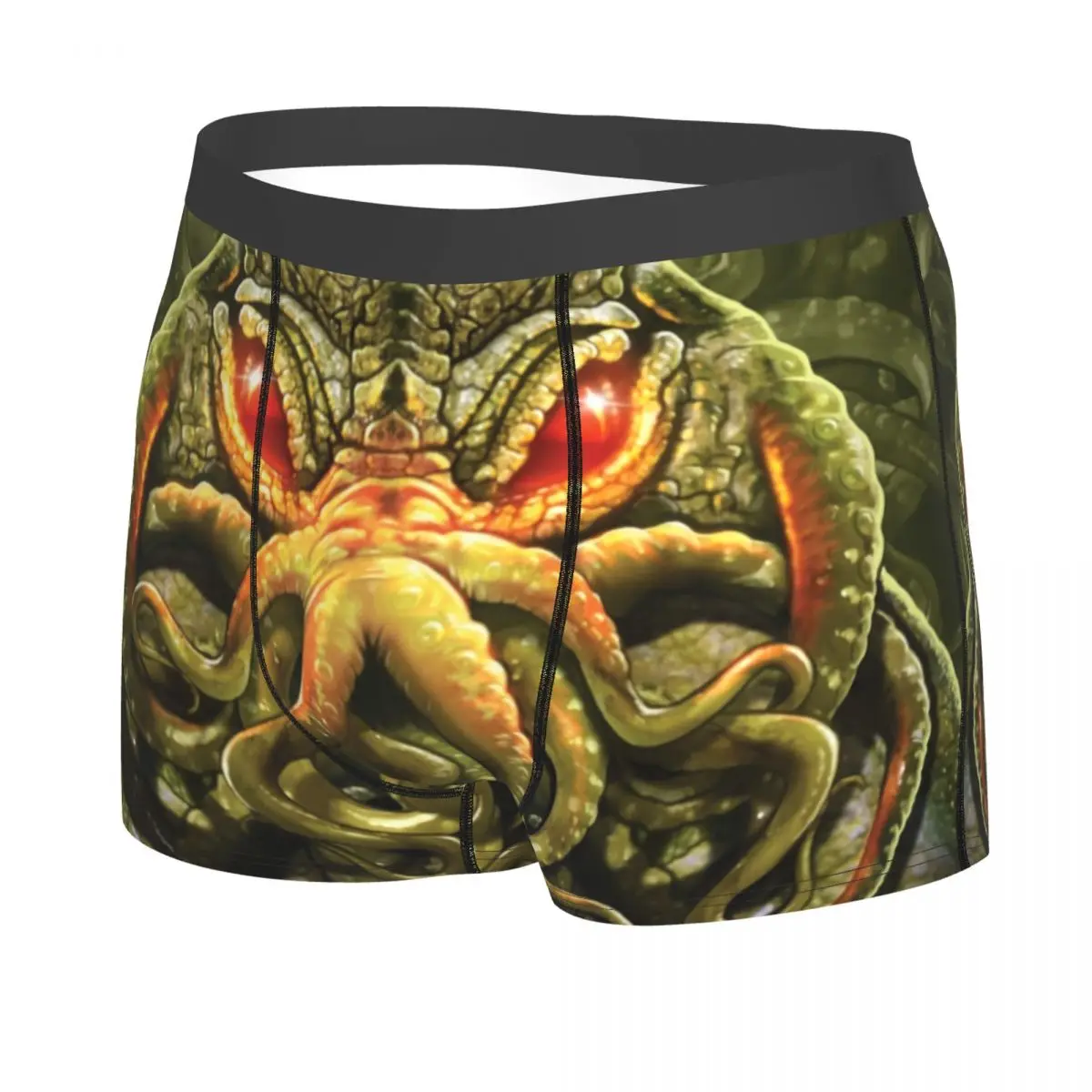 Novelty Horror Cthulhu Monster Boxers Shorts Panties Male Underpants Breathable Briefs Underwear