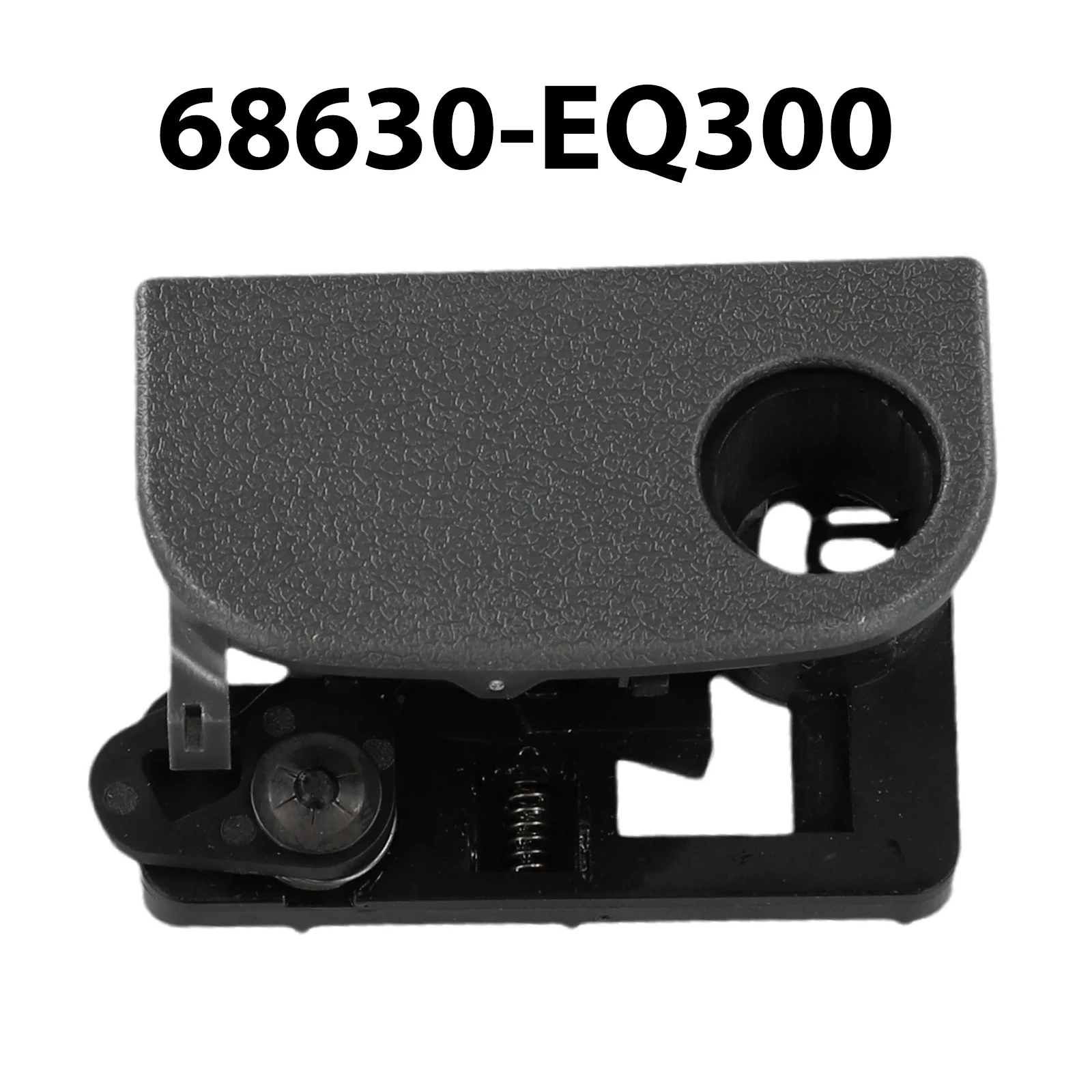 Conjunto de manija de cierre de guantera/tapa 68630-EQ300 para Nissan X-TRAIL T30, pieza de repuesto interior de coche, negro/plástico