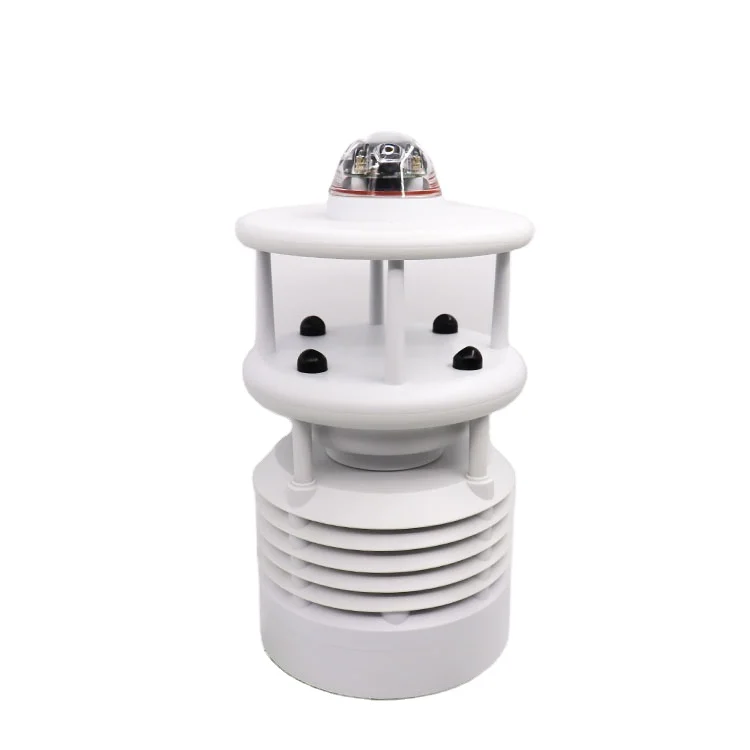 2026 China Supplier RS485 Modbus Multi Elements Micro Integrated Compact Small Ultrasonic Meteorological Weather Station