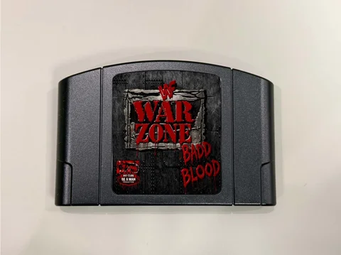 N64 USA NTSC Version 64 Bit Console WarZone - Badd Blood Video Games Cartridge Collection Gifts Toys