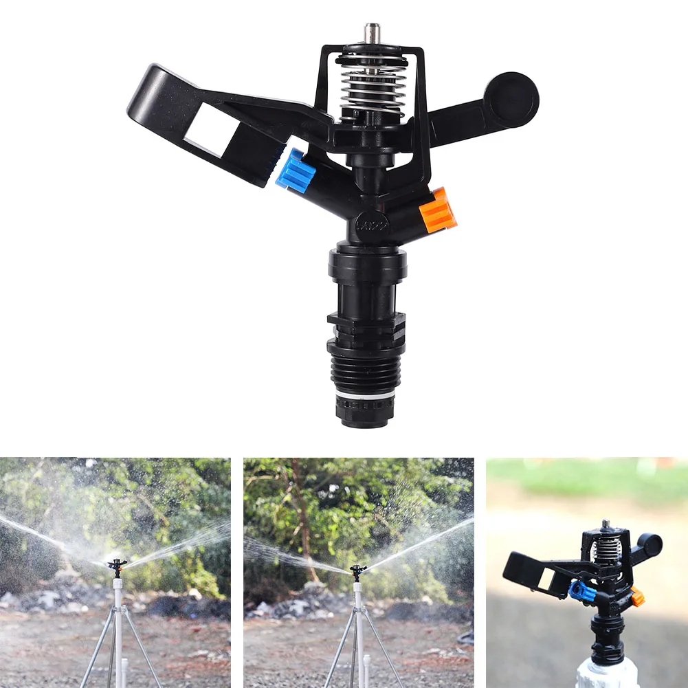 Rocker Sprinkler 360 Degree Adjustable Rotary Water Spray Nozzle  For Impact Spray Nozzle Garden Irrigation Sprinkler