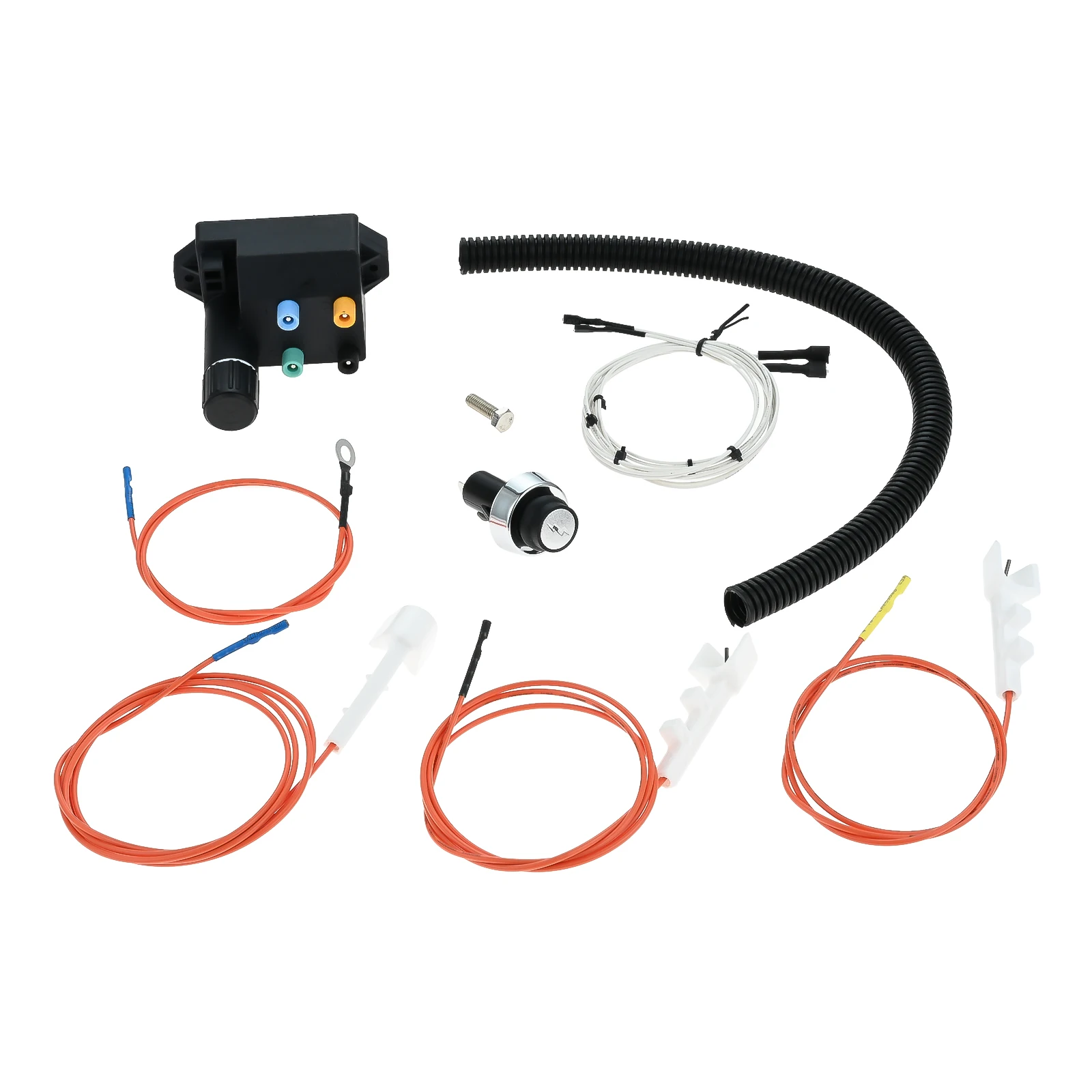 Grill Igniter Kit 66355 Fit for Weber Genesis II 410/210 Series Gas Grills E410 LX410 SE410 E210 4-Outlet Electronic Ignition