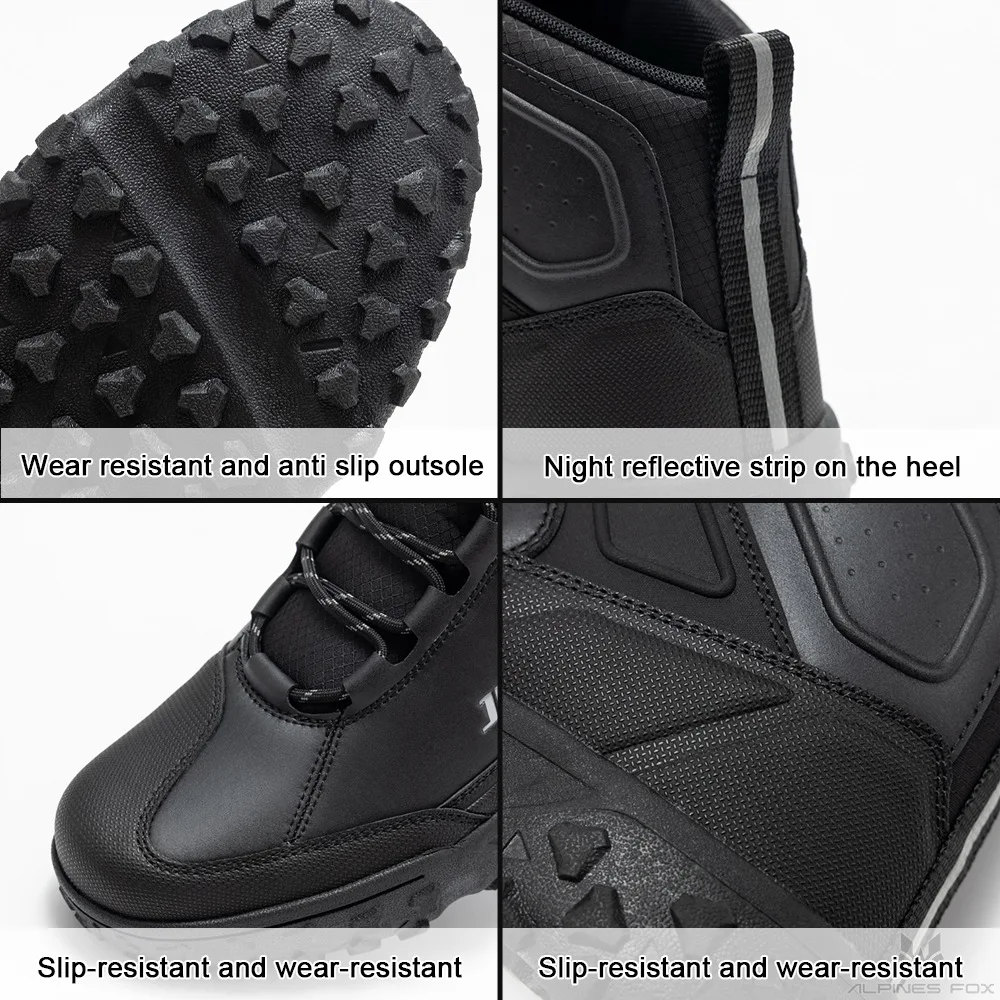 Motorcycle breathable anti slip shoes rider riding anti fall boots men trendy motorcycle travel cruising wear-resistant shoes