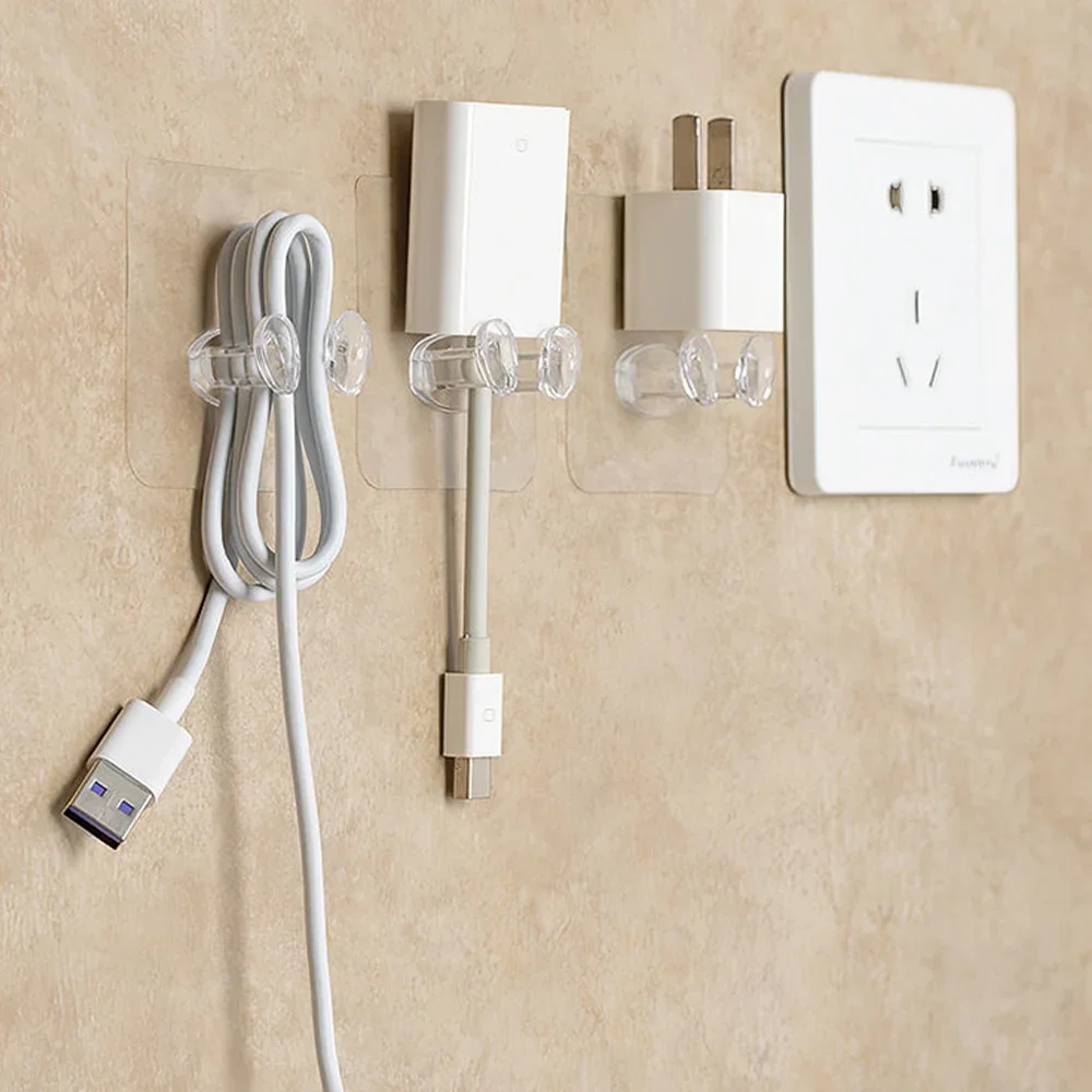 

Power Plug Socket Hooks Phone Holder Self-Adhesive Wall Hook Kitchen invisible Hook Bathroom Towel Coat Storage Hooks Holders