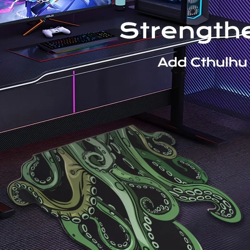 Octopus Tentacle Rug 3D Crusu Diablo Esports Room Thickened Halloween Holiday Decor