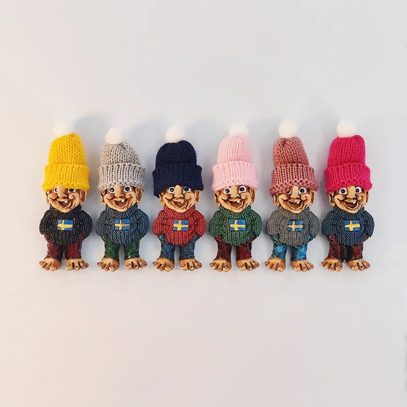 Europe Sweden 3D Fridge Magnets Tourism Souvenir Refrigerator Magnets Sticker Collection Handicraft Decoration Articles
