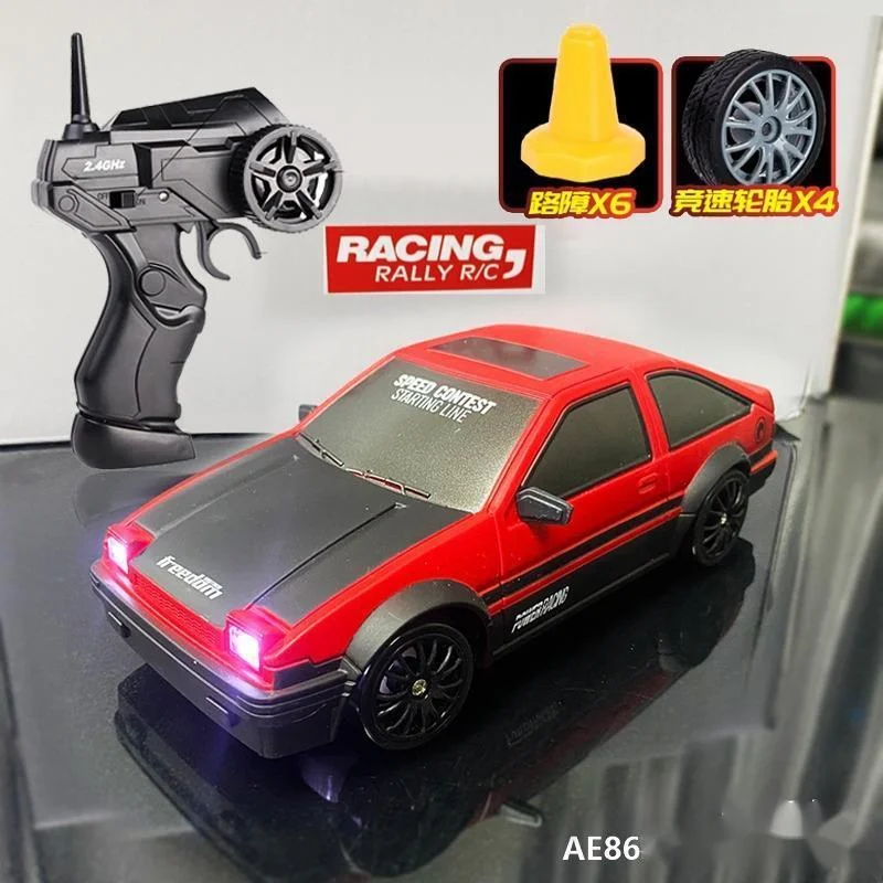 

2.4G 4WD AE86 RC Car Toys GTR Vehicle Remote Control High Speed Racing Cars Model Novelty Kids Toys For Boys Navidad Gifts