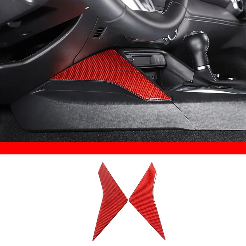 

Center Shift Side Air Conditioning Stickers Decoration Cover Trim for Mazda MX-5 2016-2023 Soft Carbon Fiber Car Accessories