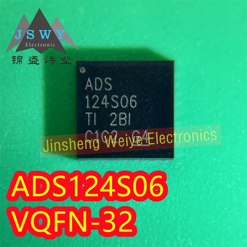 

(1/5pieces) ADS124S06IRHBR ADS124S06 SMD VQFN32 24-bit analog-to-digital conversion chip ADC New original electronics spot