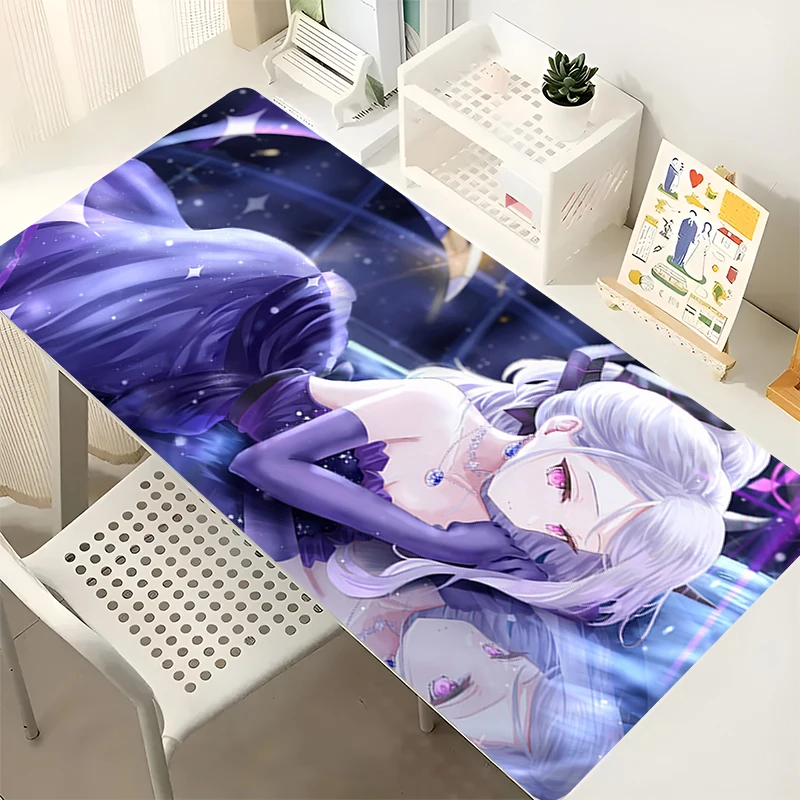 

Anime Mousepad H-Hina Blue Archive Kawaii Girl Mouse Pad Pc Office Cabinet Mousepad Rubber Carpet Mat Non-slip Keyboard Desk Mat