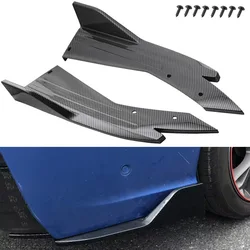 2PCS Rear Bumper Lip Diffuser Splitter Canard Protector Front Spoiler Body Kit For Hyundai Elantra N Avante N-Line Sport