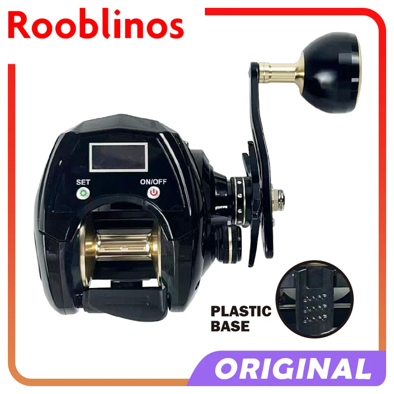 

TX1000 Digital Display Trolling Reel, Electric Trolling Reel, 6.4:1, 7 + 1BB, Max Drag 16kg