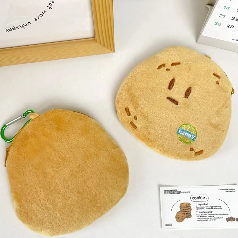 Monedero de Peluche con Forma de Cabeza de Papa con Hebilla Metálica, Mini Bolso de Cabeza de Papa de Dibujos Animados, Bolso Portátil Kawaii para Auriculares, para Exteriores