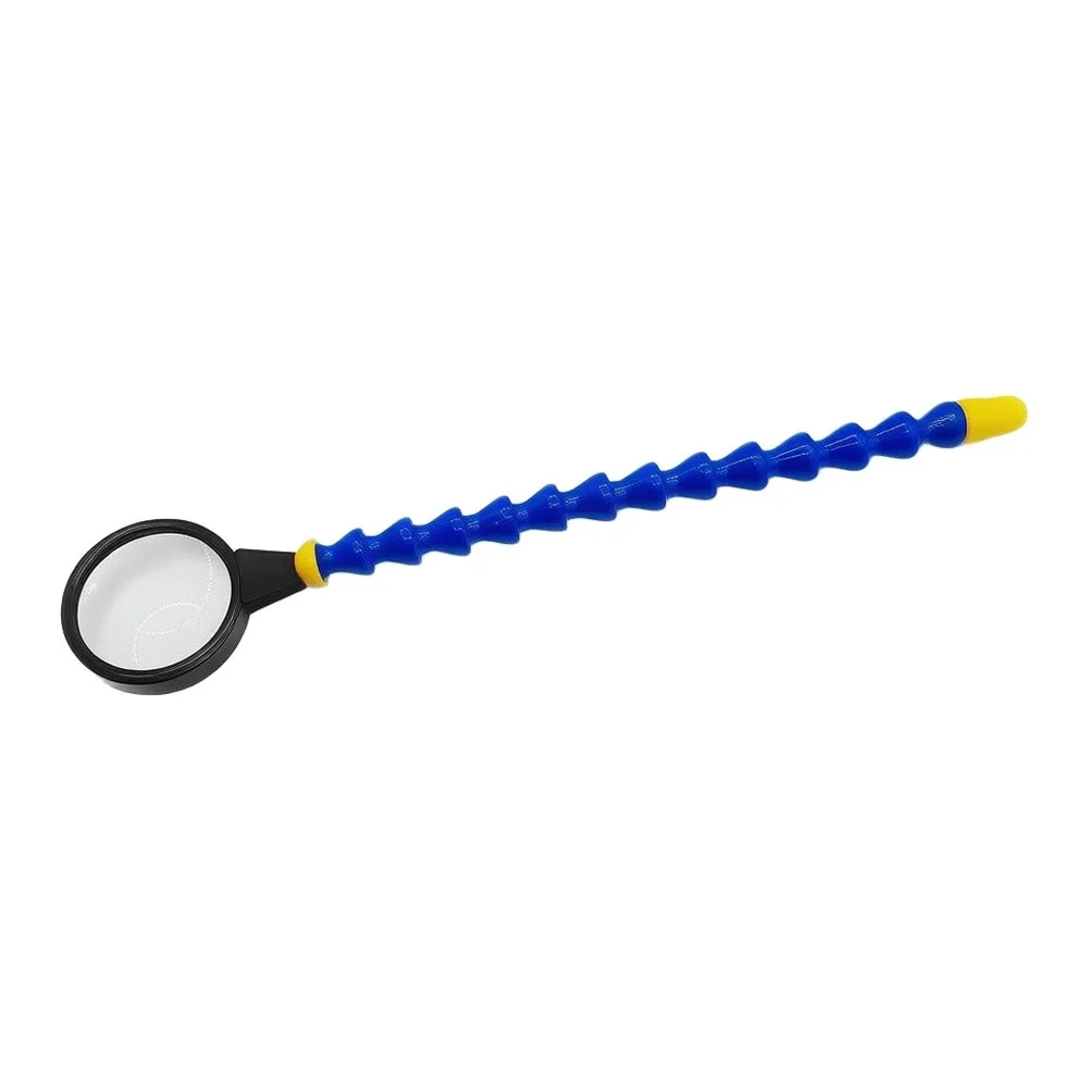 Adjustable 4-5X Magnifying Glass With 1/4 Inch Thread ABS Plastic Soldering Aid Magnifier For Electronics Repair Crafting Readin