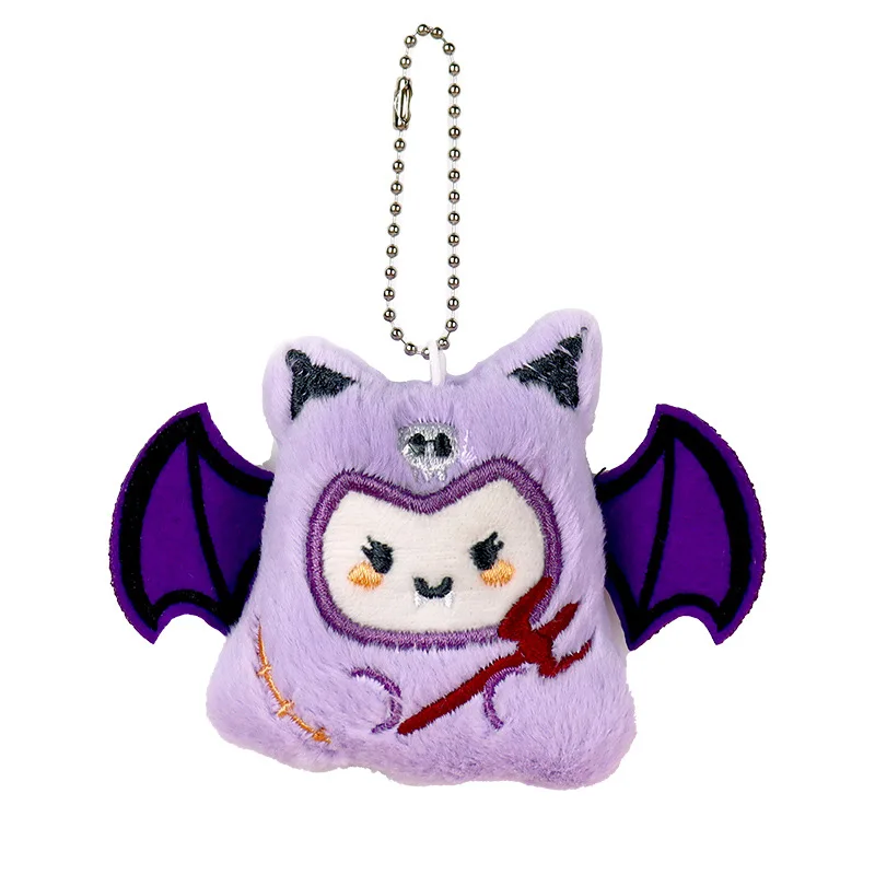 ديكورات الهالوين Miniso Little Demon Sanrio قلادة من القطيفة على طراز Apiao حقيبة Kulomi معلقة للزينة