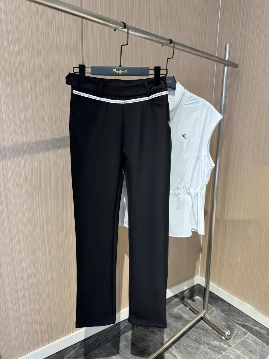 Golf pants for women in autumn, elastic and slimming high waisted. Golf pants for women, sports pants, women's Korean version