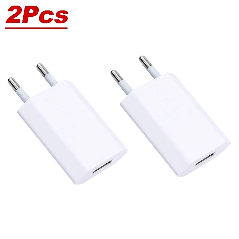 1-5 Stuks Universele 5V 1A Eu Plug Usb Home Reizen Mobiele Telefoon Oplader Voor Samsung Xiaomi Redmi huawei Oplader Power Wall Adapter