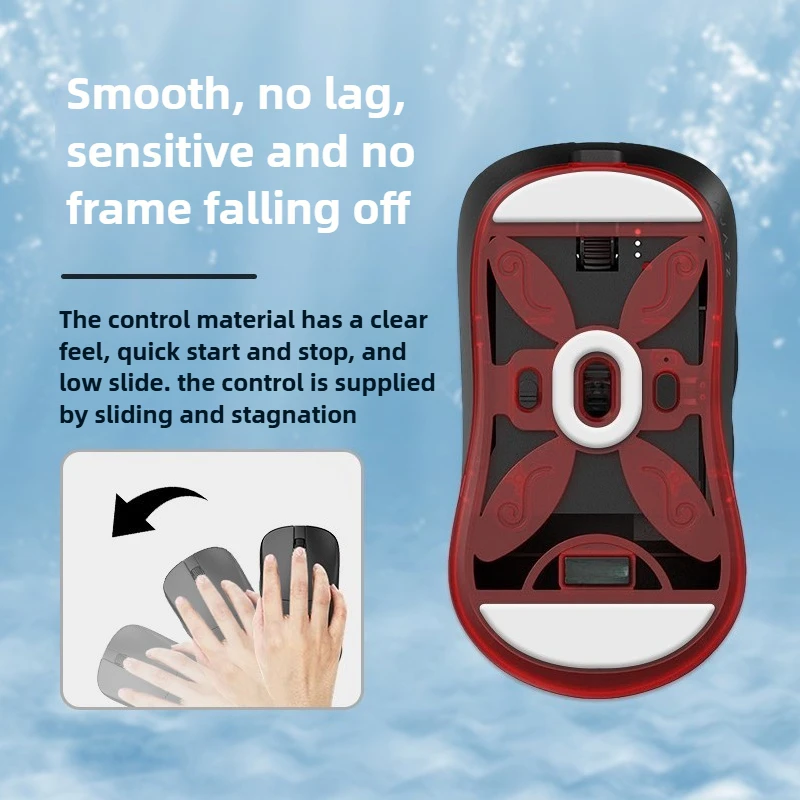 

High-Speed Glide Smooth Mouse Skates For Ajazz AJ199/139PRO/099/159apex - Anti-Wear Foot Pads Replacement Parts