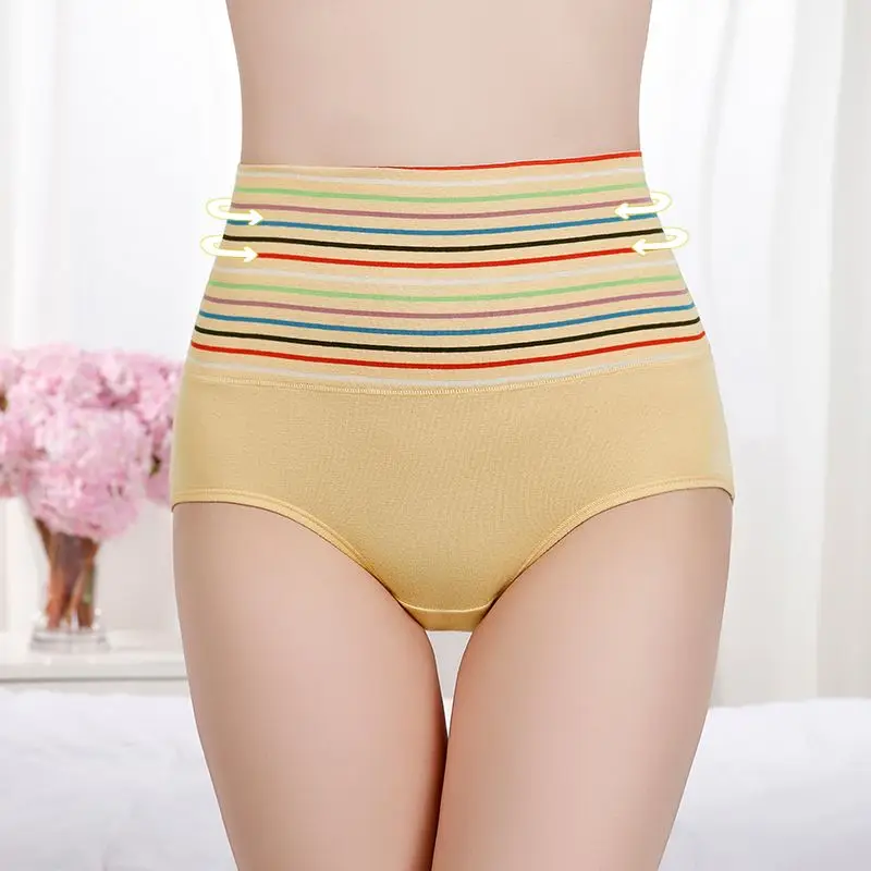 

2023 New High-waisted Belly Pants Women Body Shaper Sexy Large Size Buttock Lifting Panties Upturned Buttocks Triangle Underwear