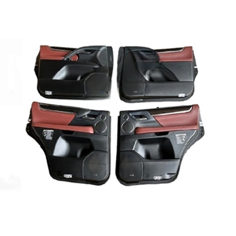 Interior 08-15 Upgrade 18-21 inner door panel burgundy/orange door leather modification
