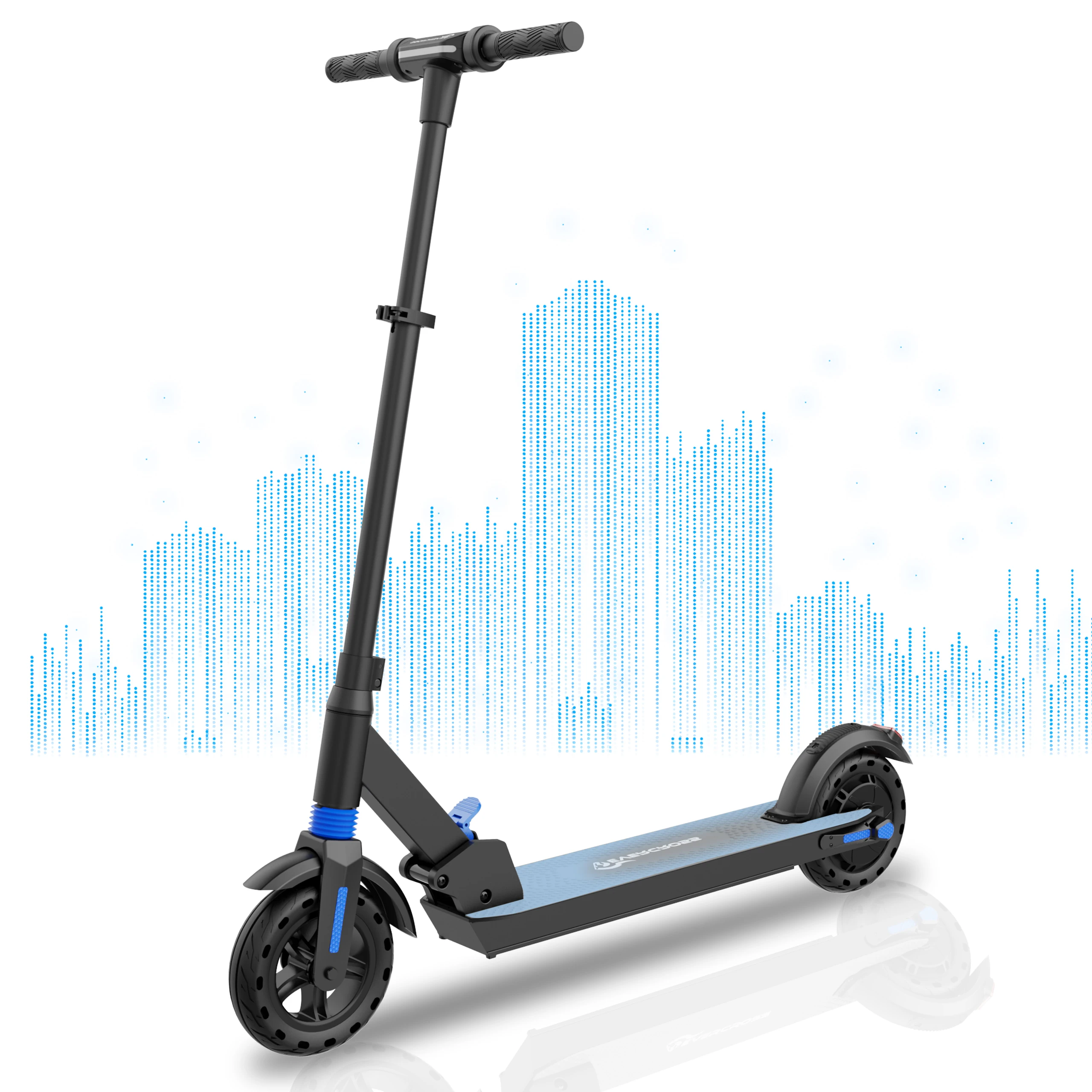 EVERCROSS Electric Scooter EV08S,Folding Electric Scooter for Adults with 8''Honeycomb Tires,350W&15MPH&12-15 Miles E-Scooter,UL