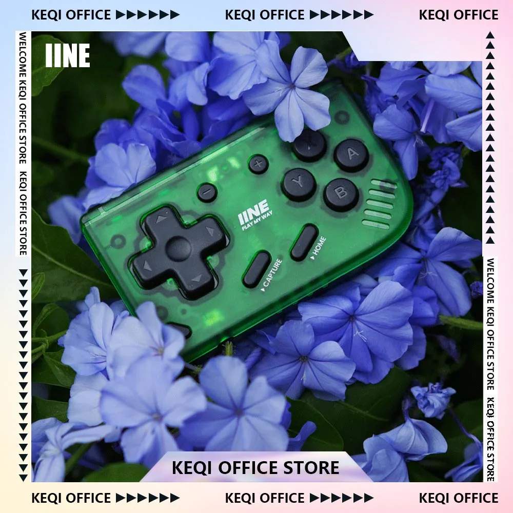 IINE Mini Retro Ananke Turbo/Controller  Function Interchangeable Joystick D-Pad Multi-Platform Controller Handheld Game Gifts