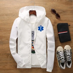 Chaqueta con estampado de enfermera paramédica para hombre y mujer, abrigo de emergencia de técnico médico, EMT, EMS, nueva moda, otoño