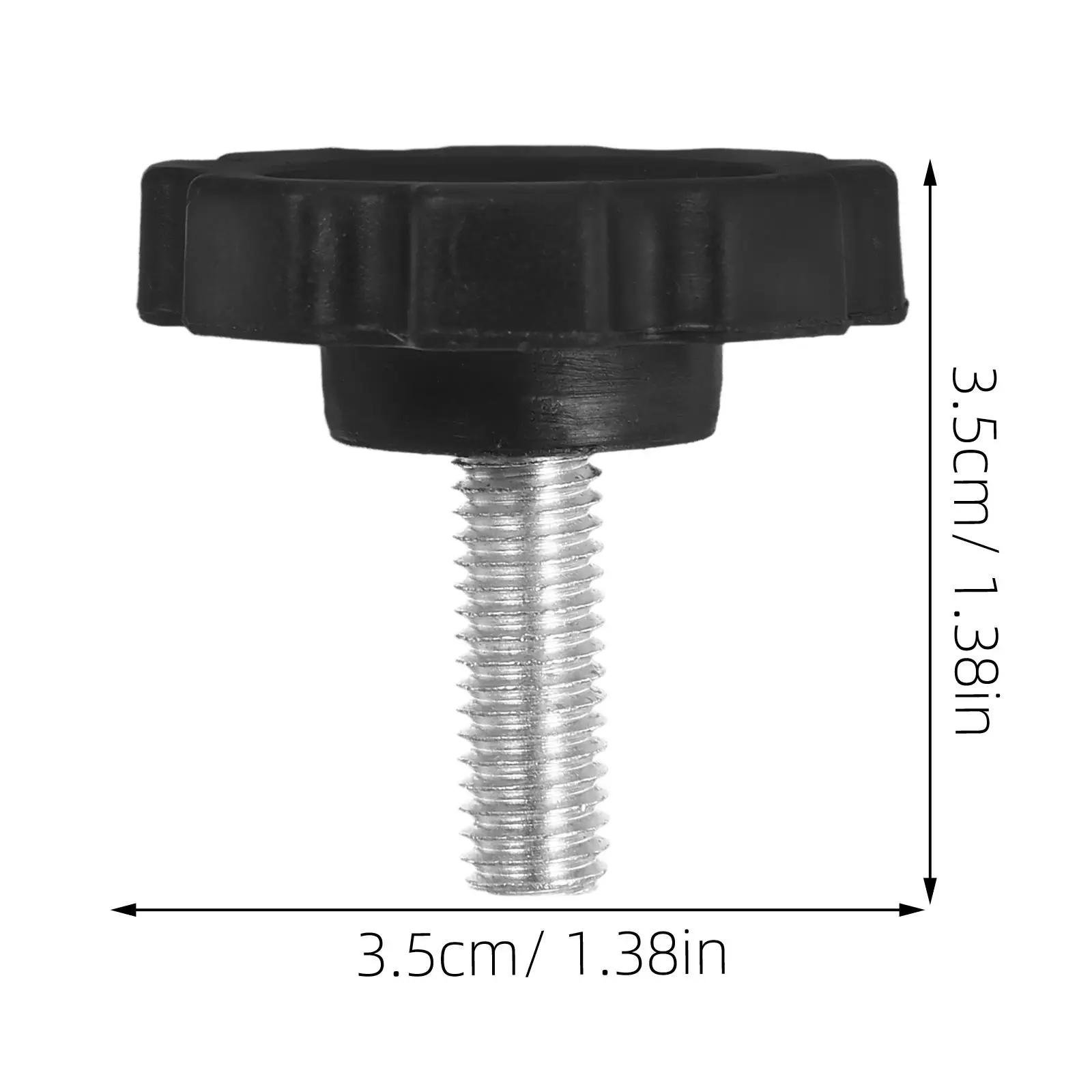 2 Pcs Electric Car Parasol Outdoor Umbrella Wedge Screws Patio Steel Base Insert