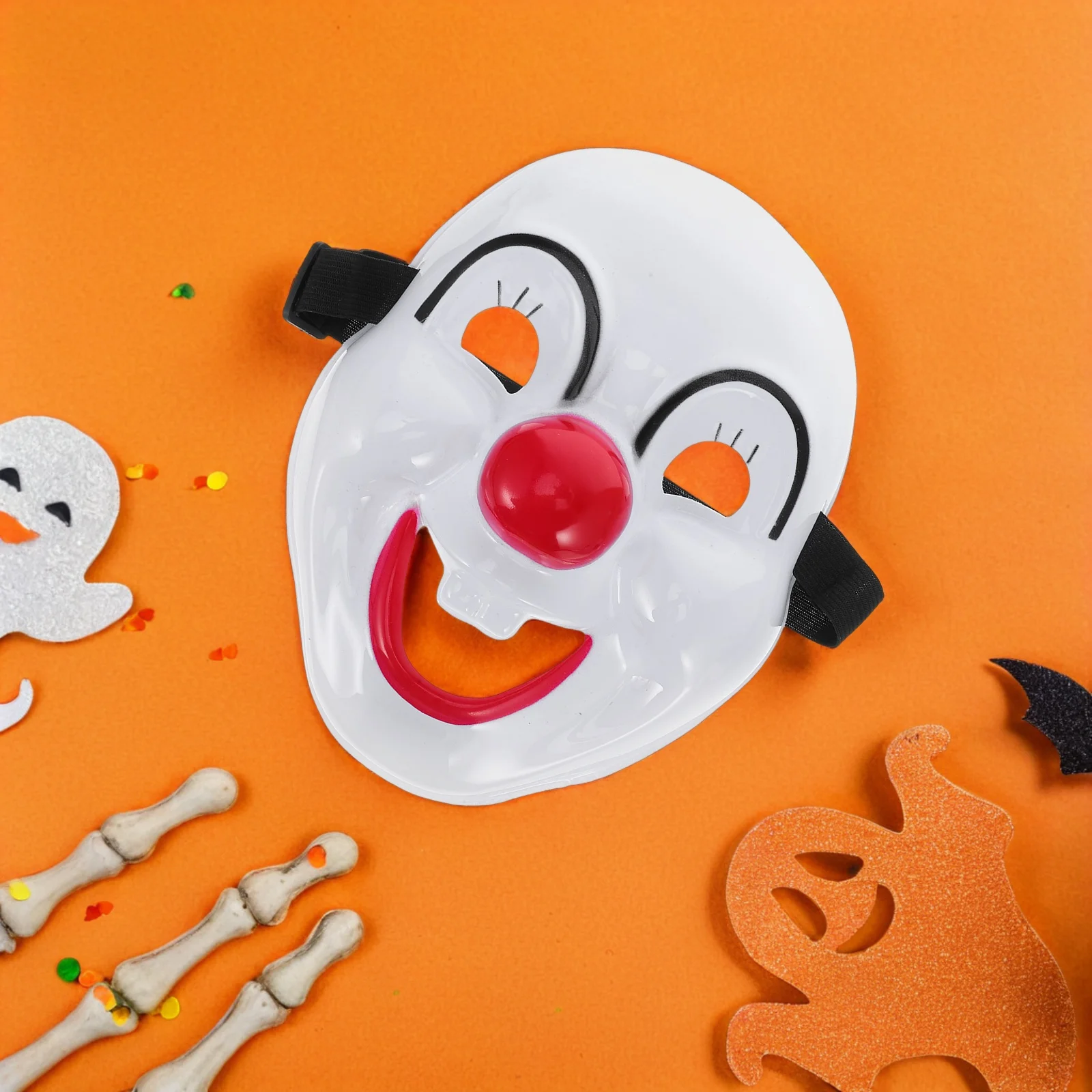 

2 PCS Clown Mask Women for Masquerade Cosplay Party Accessory Carnival Headgear Makeup Costume Props Creepy Masks