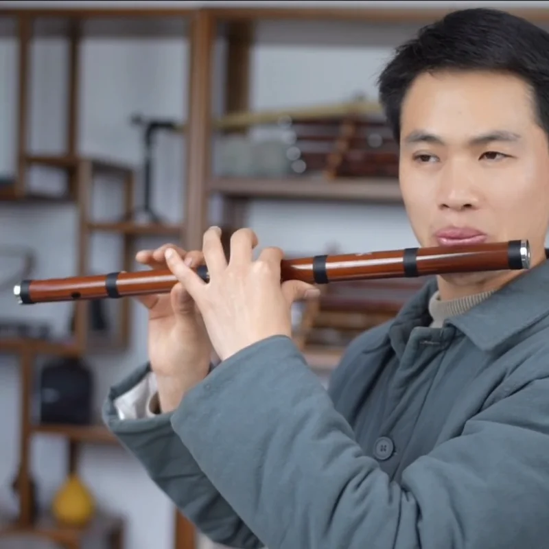

Портативная флейта для начинающих, профессиональная бамбуковая флейта ручной работы, горизонтальная флейта для взрослых, традиционная флейта для выступлений, поперечная флейта.