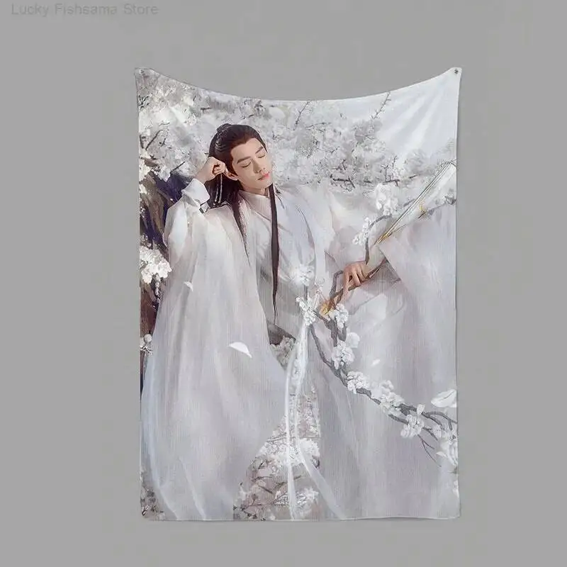 Xiao Zhan Merchandise: Blanket Sunglasses Poster Wall Sticker Birthday Gift Girls' Blanket Practical For All Seasons Fan Cos - view 3