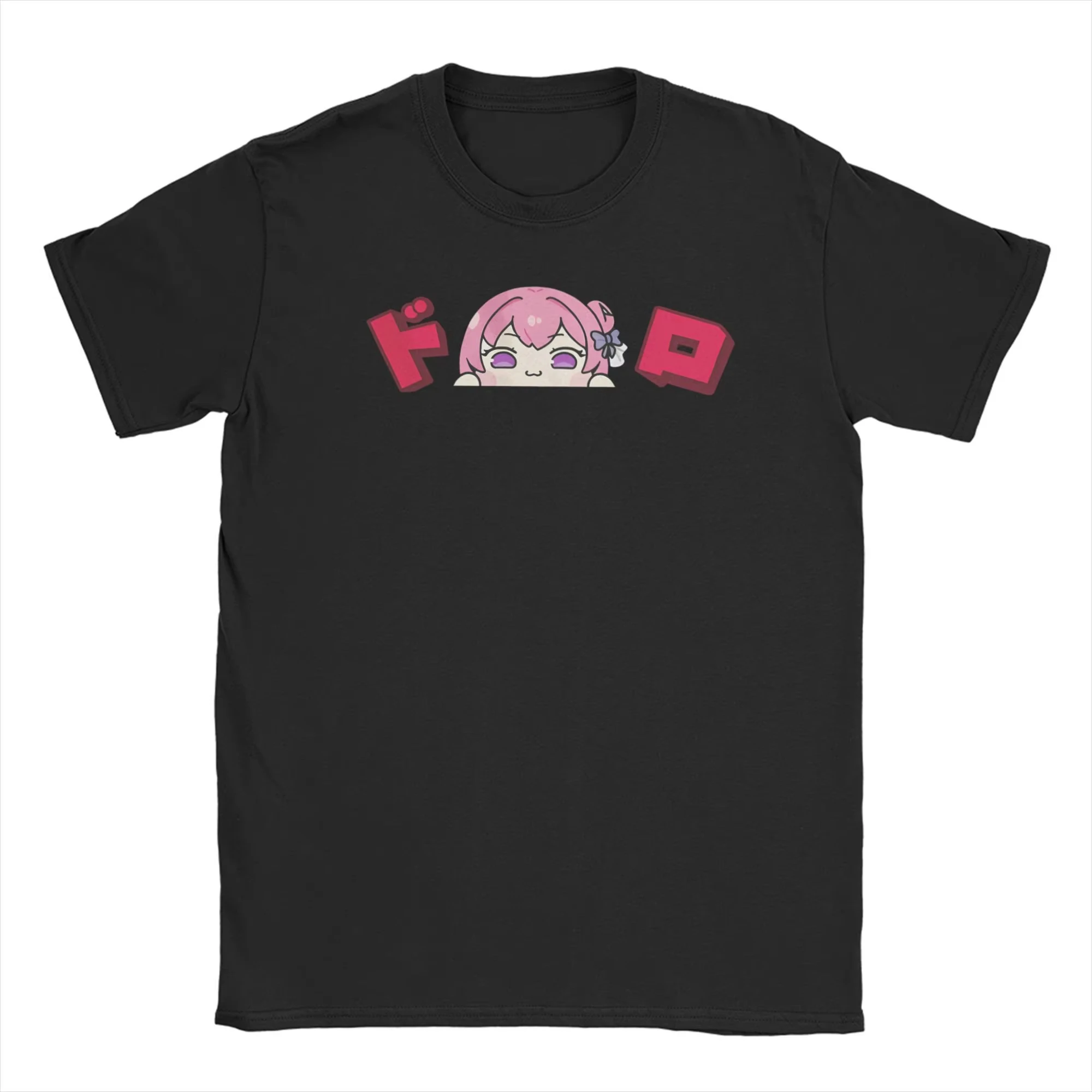 Niedliches Anime-Meme-Charakter-Grafik-T-Shirt aus Baumwolle für Männer und Frauen, Sommer-Streetwear – Detail 6