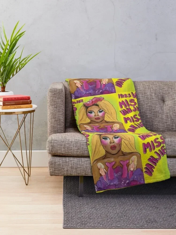 Miss Vanjie Miss Vanjie Miss Vanjie Throw Blanket Beautifuls Bed Fashionable Blankets