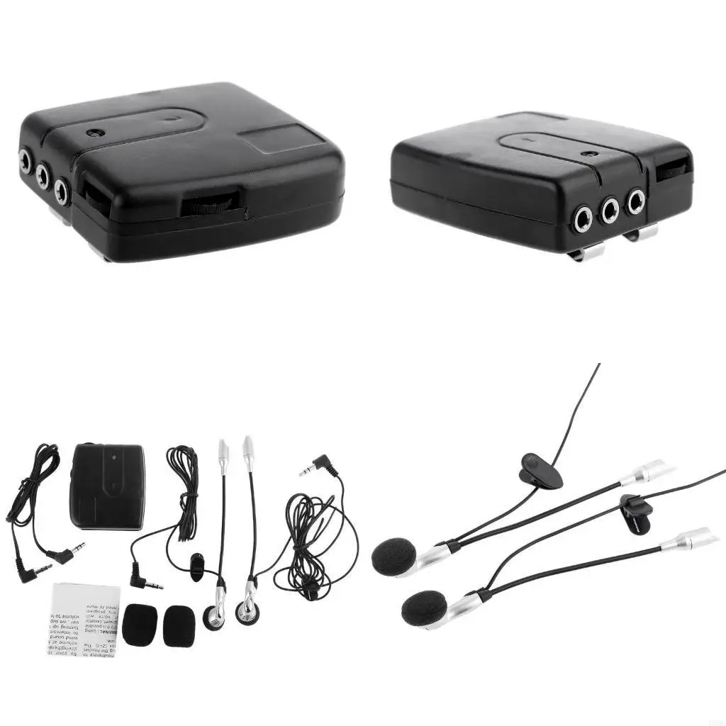 2-way Motorcycle Motorbike Helmet Intercom Headset Communication System New Hot New