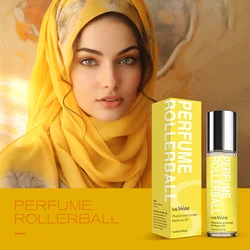 Boule roulante de parfum (jaune), parfum portable, élégant et confortable, durable, 10ml