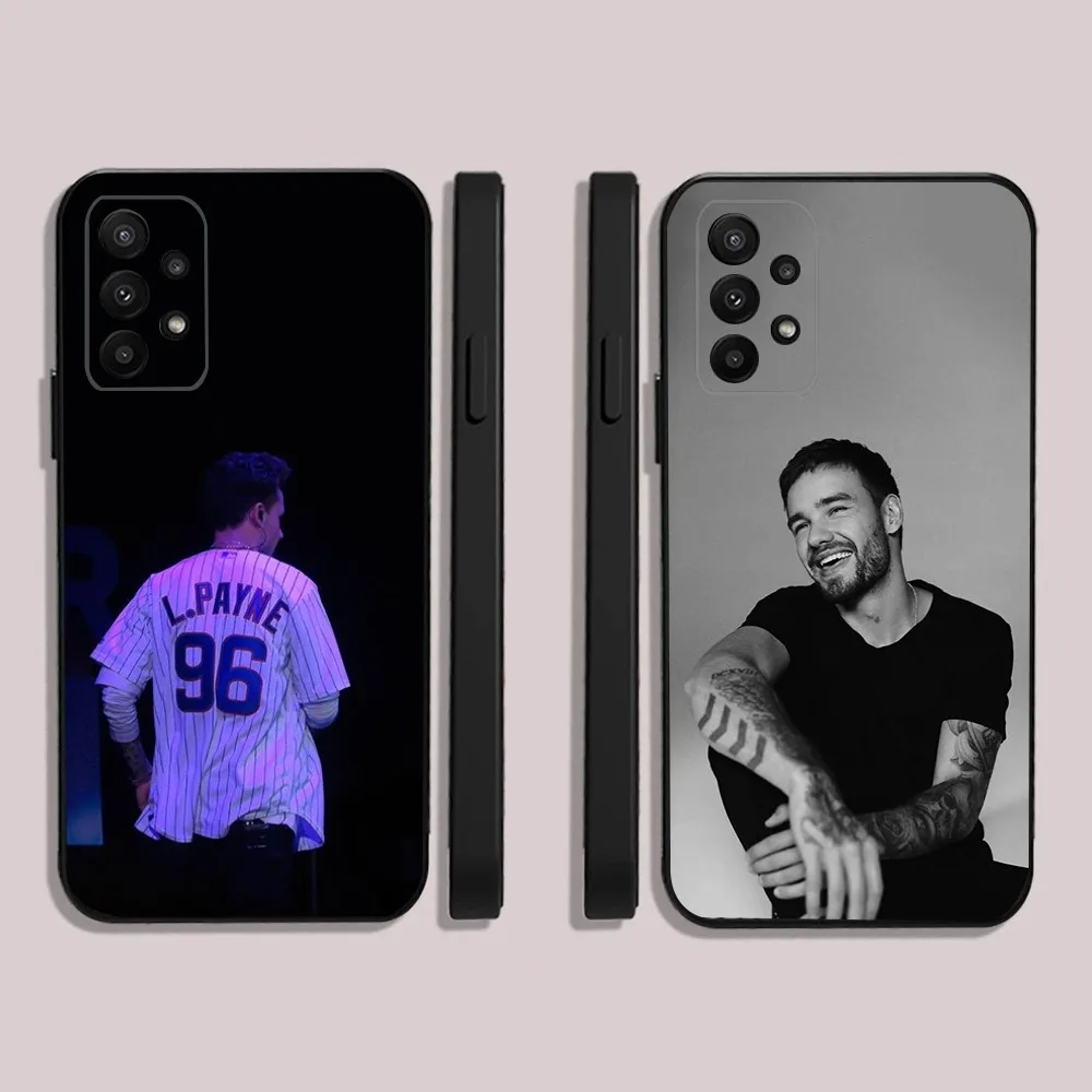

Singer L-Liam Payne Phone Case For Samsung S25,23,22,30,24,10,9,Ultra,Plus,Lite,FE,5G Black Soft Case