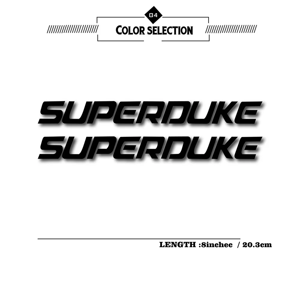 Autocollant de roue de vélo pour moto, réfléchissant, étanche, réservoir de carburant, pour casque de bagages, pour KTM, super duke superduke