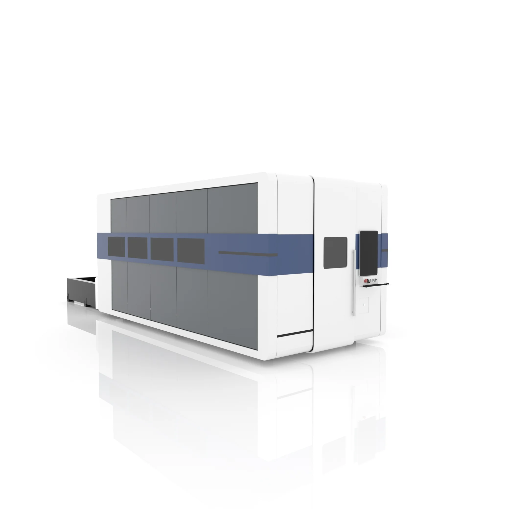 High Power 12000W Full Cover Fiber    Cutting Machine Enclosed Price for Metal Supports AI Graphic Format Exchange Platform
