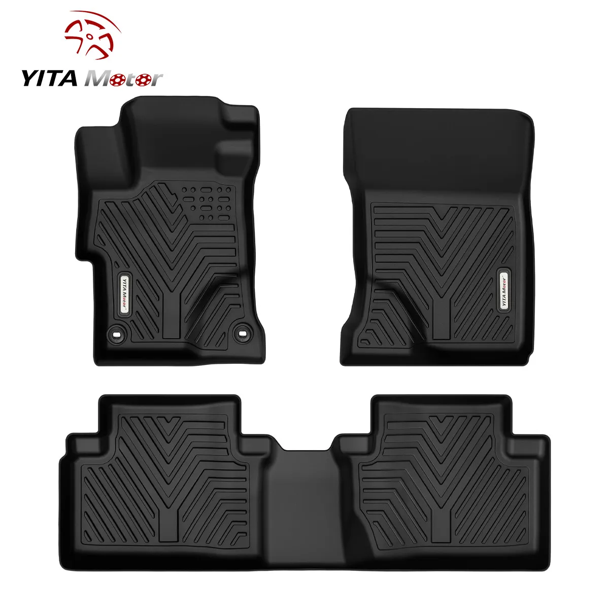 

YITAMOTOR 3D Floor Mats Set For 2012-2015 Honda Civic All Weather TPE Car Liners
