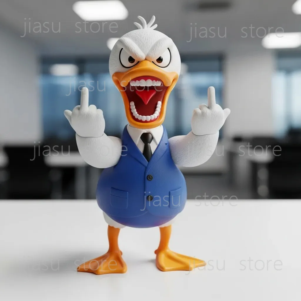 Trendy Angry Animals Gang Sculpture Creative Desktop Decorative Ornament